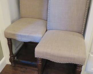Pair of dining chairs