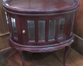 Tea cabinet with tray