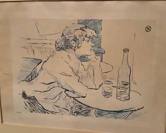 Toulouse Lautrec lithograph