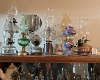 oil lamp collection
