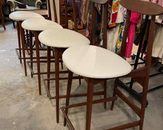 Fantastic mid century danish barstools: Sorry , these are NOT in the Sunday special! 