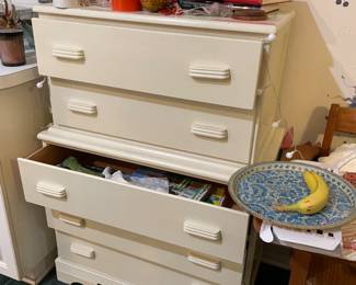 A very very well-made piece of furniture. Not much to do except maybe repaint to your liking. Sunday Special. 