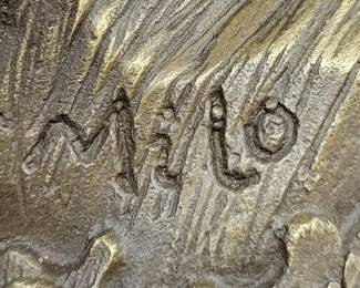 Signed Milo Bronze