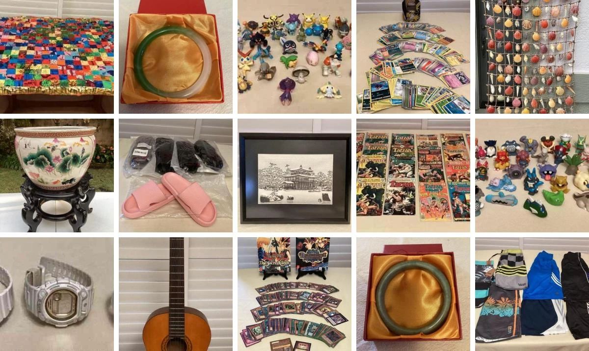CHRISTMAS IS COMING SALE CTBids Online Auction • Bidding Ends 12/07/23 • Pickup 12/09/23
Christmas is coming! Look for unique gifts! This auction features fine jade jewelry, collectible trading cards and figurines including Pokemon, Magic the Gathering and more, Hawaiian children's books, vintage patchwork blankets, vintage muumuu, household items, kitchen goods, collectibles and much, much more!