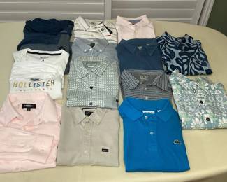 CCS094 Men’s Brand Named Collared Shirts S-L