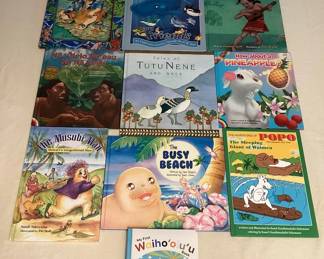 CCS189 Ten Hawaiian Hardcover Children's Books