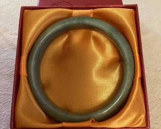 CCS004 Green Jade Bangle Bracelet New