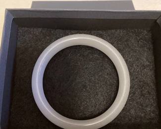 CCS008 Grey Jade Bangle Bracelet New