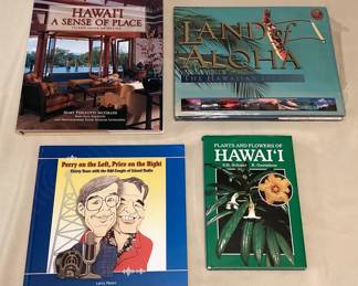 CCS084 Four Hawaiian Themed Hardcover Books