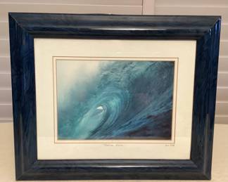 CCS111 Framed Art Photography Of A Breaking Wave