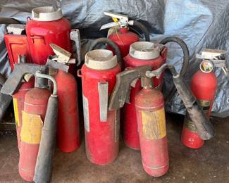 CCS201 Vintage Fire Extinguishers