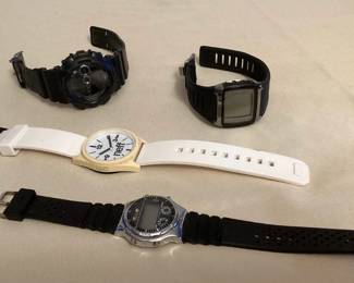 CCS063 Four Men’s Silicone Band Watches