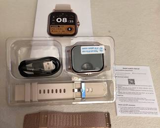 CCS015 Gold Toned Smart Watch New