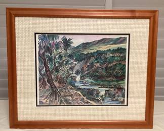 CCS117 Framed Hana, Maui The Seven Pools Picture By Guy Buffet