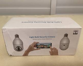CCS156 Light Bulb Security Camera New