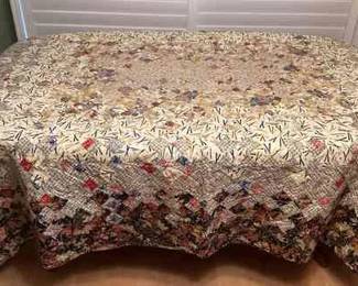 CCS146 Large Oriental Print Patchwork Quilt Blanket New