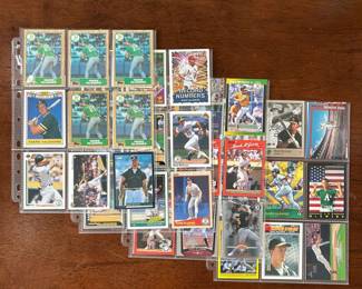 Over 60 Mark McGwire Baseball Cards including 5 1987 Topps Rookies