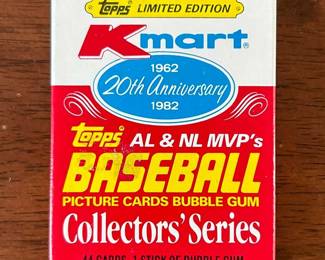 1982 Kmart Baseball Cards complete set 144. Includes Mickey Mantle, Sandy Koufax, Willie Mays