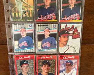 18 John Smoltz Baseball Cards 