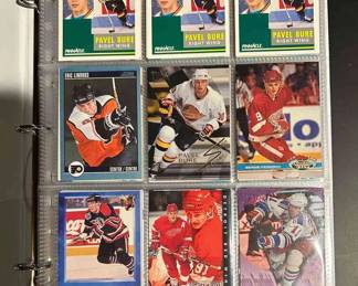 Over 250 Hockey Cards Includes Pavel Bure, Sergei Fedorov, Eric Lindros, Manon Rheaume, and More