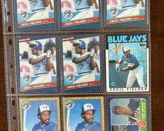 12 Cecil Fielder Card With Rookies