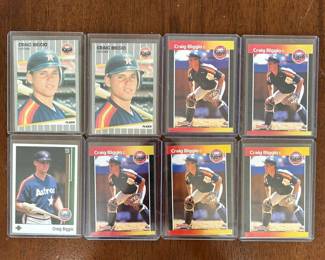 Craig Biggio Lot of 8 rookie cards