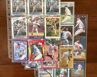 Over 40 Greg Maddux Baseball Cards