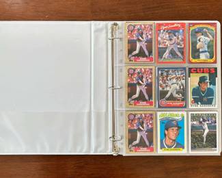 140 HOF and Allstar Baseball Cards. Includes Sandberg, Carew, Steve Carlton, Jackson and More