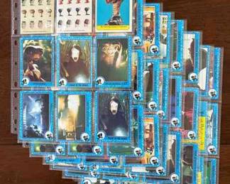 140 E.T. The ExtraTerrestrial Trading Cards  Bonus Unopened Pack Included