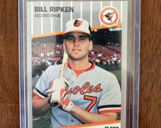 1989 Fleer Billy Ripken 616 Baseball Card  Censored