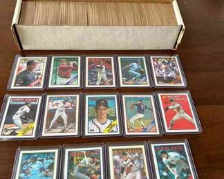 1988 Topps Baseball Cards Complete set 1792. Tom Glavine rookie