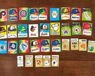 Misc. Baseball and Football Stickers