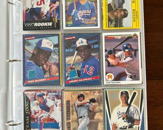 Over 350 Baseball Cards Includes HOFs, All Stars and Rookie Cards
