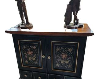 Ethan Allen painted cabinet