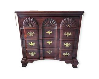 Chippendale 4 drawer cherry chest
