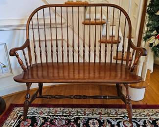 Windsor back Cherry settee