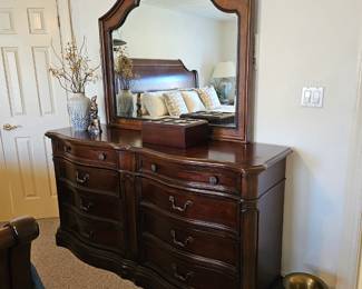 Matching Dresser and mirror matches KS Sleigh bed