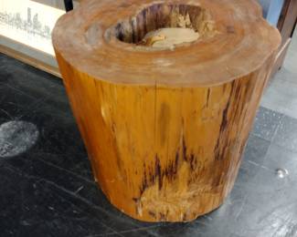large log end/ table
