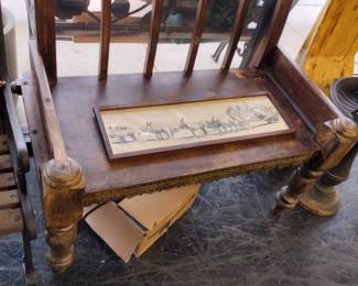 Antique bench.
