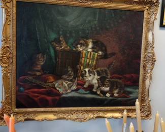 Oil on canvas signed.