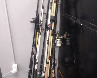 Decent fishing rod collection