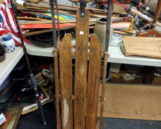 Antique sled.