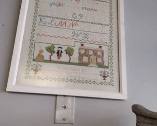 Needlepoint sampler