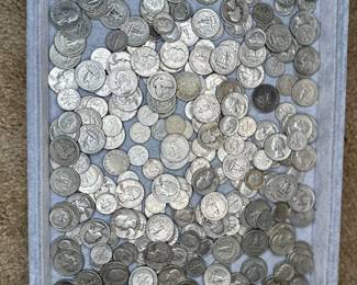 Pre nineteen sixty four silver coins