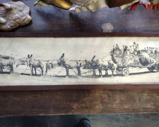 Antique horizontal circus photo