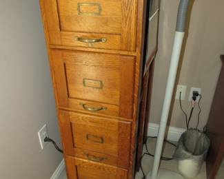Antique oak file cabinet. This is a fabulous piece and functional too!