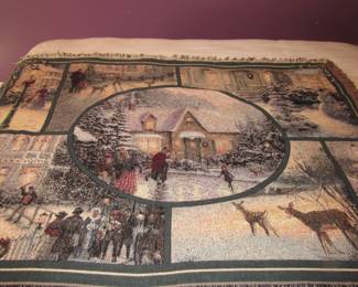 Thomas Kinkade throws