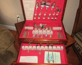 Silverplate- Victorian rose