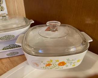 Corningware wildflowers
