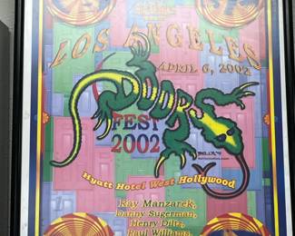 VINTAGE ROCK AND ROLL CONCERT POSTER